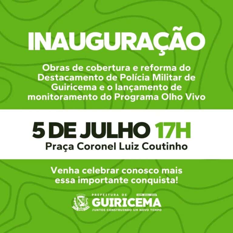 CONVITE DE INAUGURAÇÃO