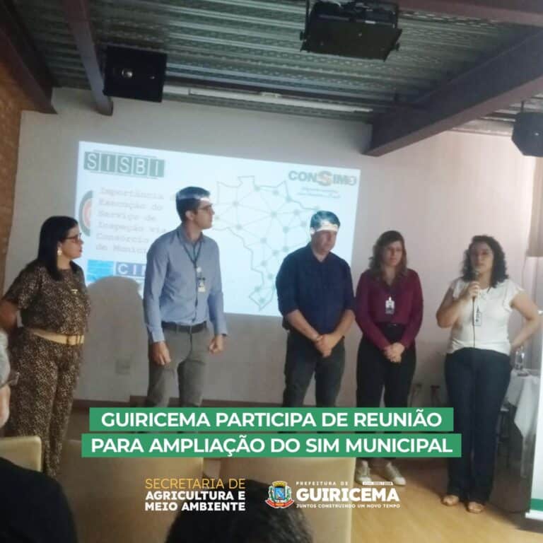 GUIRICEMA PARTICIPA DE REUNIÃO PARA AMPLIAÇÃO DO SIM MUNICIPAL