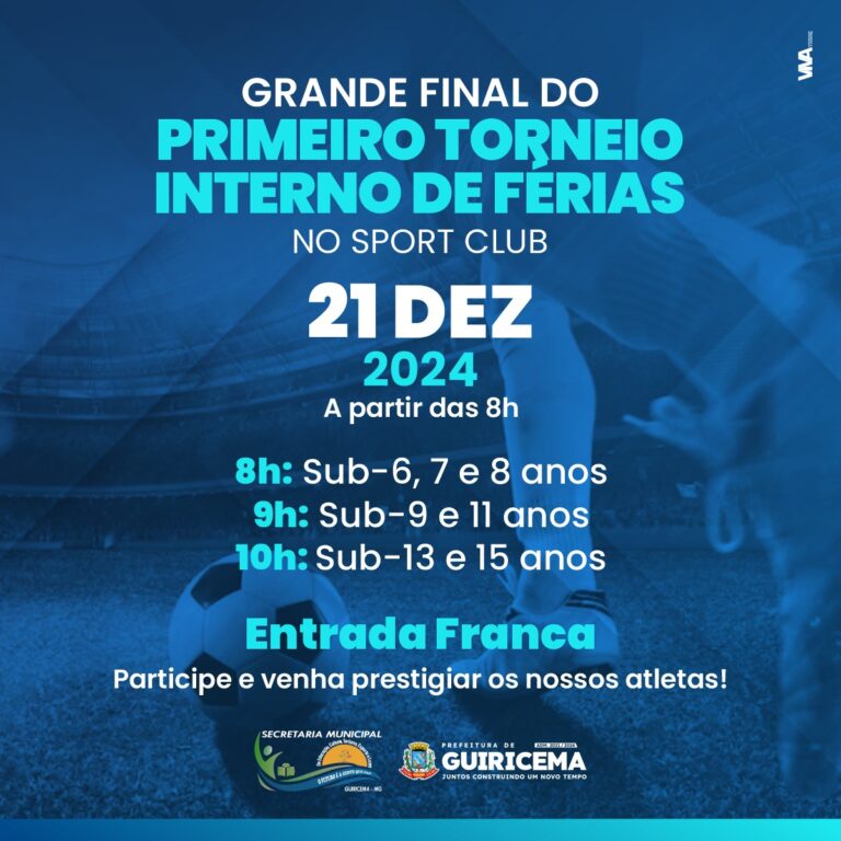 GRANDE FINAL DO PRIMEIRO TORNEIO INTERNO DE FÉRIAS NO SPORT CLUB