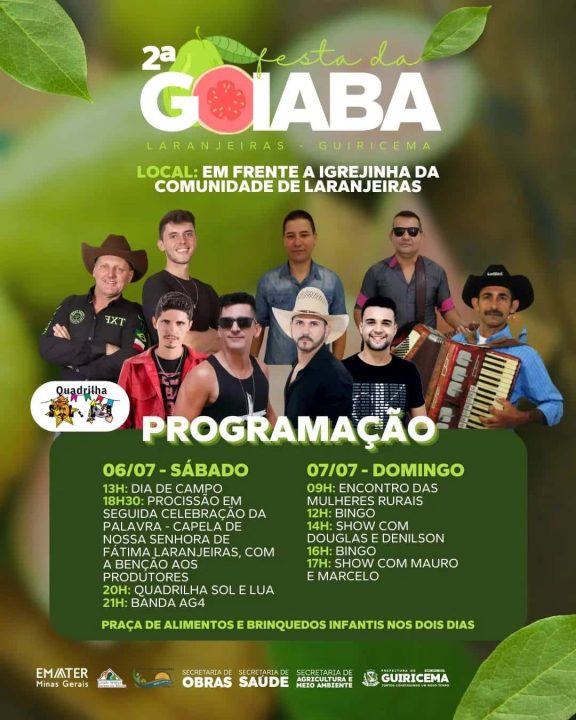 2ª Festa da Goiaba da Comunidade da Laranjeiras!