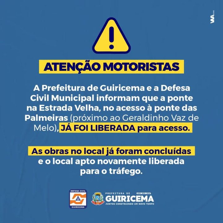 ATENÇÃO MOTORISTAS_Guiricema