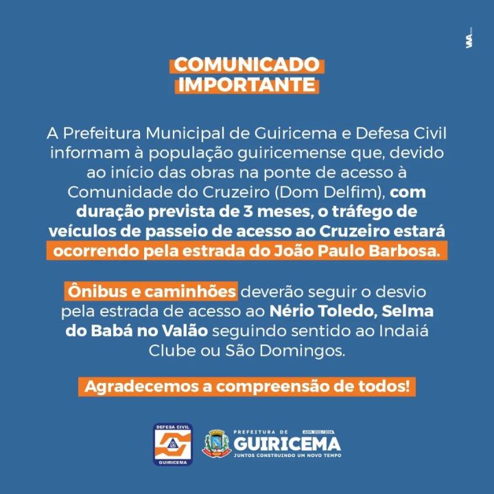 COMUNICADO IMPORTANTE_Guiricema