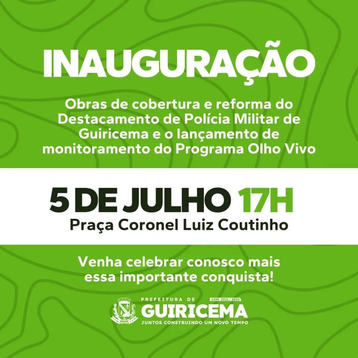 CONVITE DE INAUGURAÇÃO PM