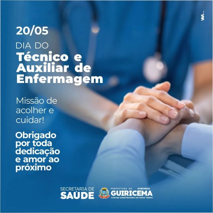 DIA DO TÉCNICO E AUXILIAR DE ENFERMAGEM_Guiricema