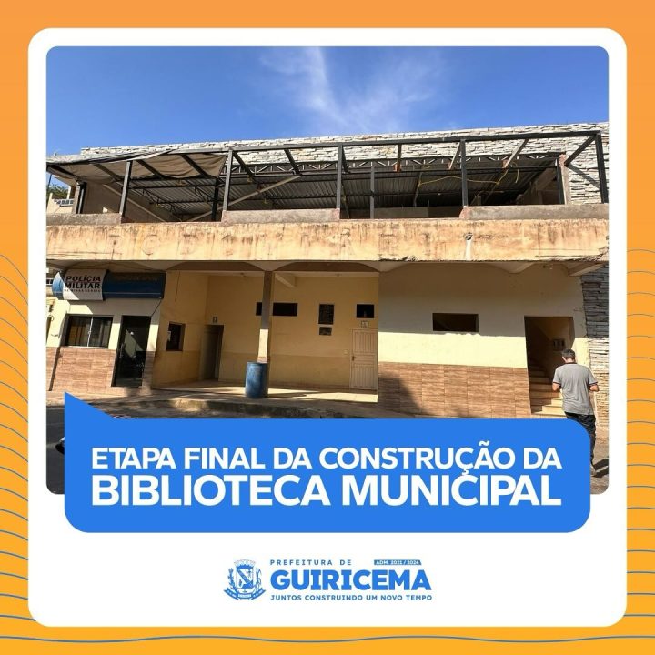 ETAPA FINAL DAS OBRAS DE CONSTRUÇÃO DA BIBLIOTECA MUNICIPAL1