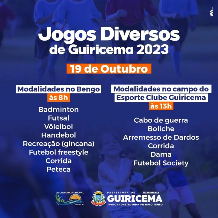 JOGOS DIVERSOS DE GUIRICEMA 2023