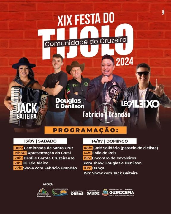 XIX Festa do Tijolo edição 2024