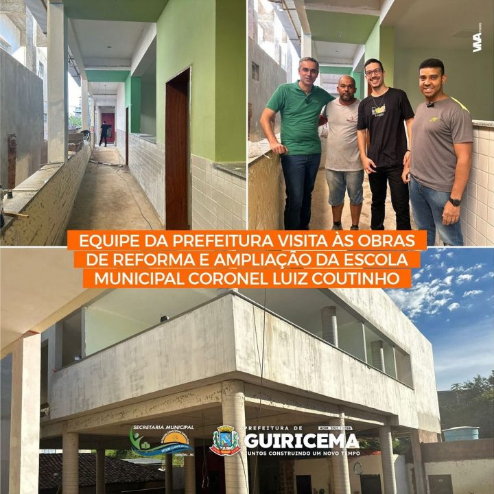ampliação da Escola Municipal Coronel Luiz Coutinho 1